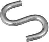 National Hardware N273-417 S-Hook, 40 lb Working Load, 0.177 in Dia Wire, Steel, Zinc